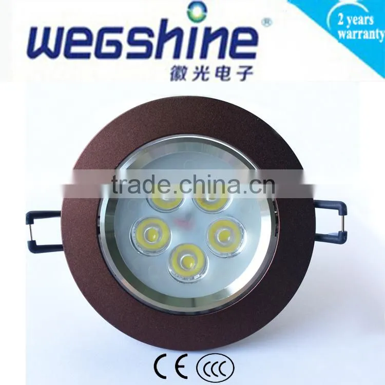 LED Ceiling Light wegshine rgbaw led par light warm white cob led 5w par years warranty cob led downlight