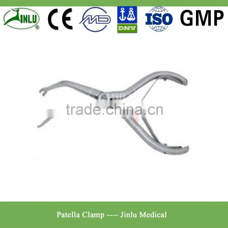 Patella clamp for patella claw (orthopedic basic surgical instrument)