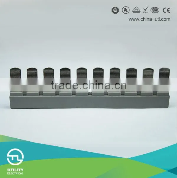 Full Insulation UTL Din-rail Terminal Block Side Adaptor insertion bridge for terminal block