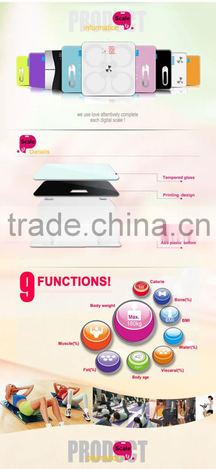 full body health weighing analyzer, body weighing analyzer scale digital