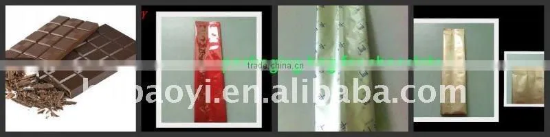 HOT!!! PET/AL/PE laminated plastic packaging bags for chocolate (alibaba China)