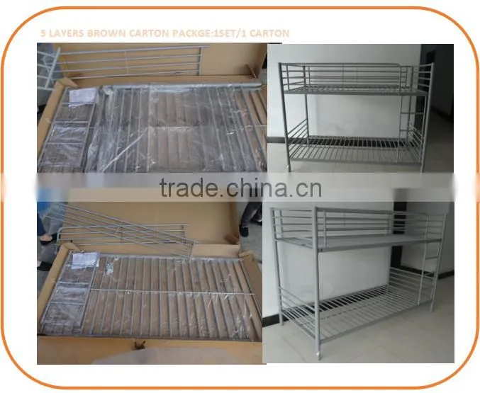 Cheap steel single bunk bed frame