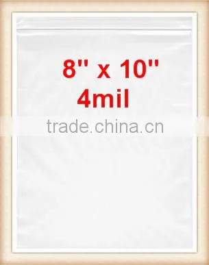 wholesale zlb-17 3" x 4" 4 Mil Clear Zipper Bags, Dispenser Bag Packs of 100