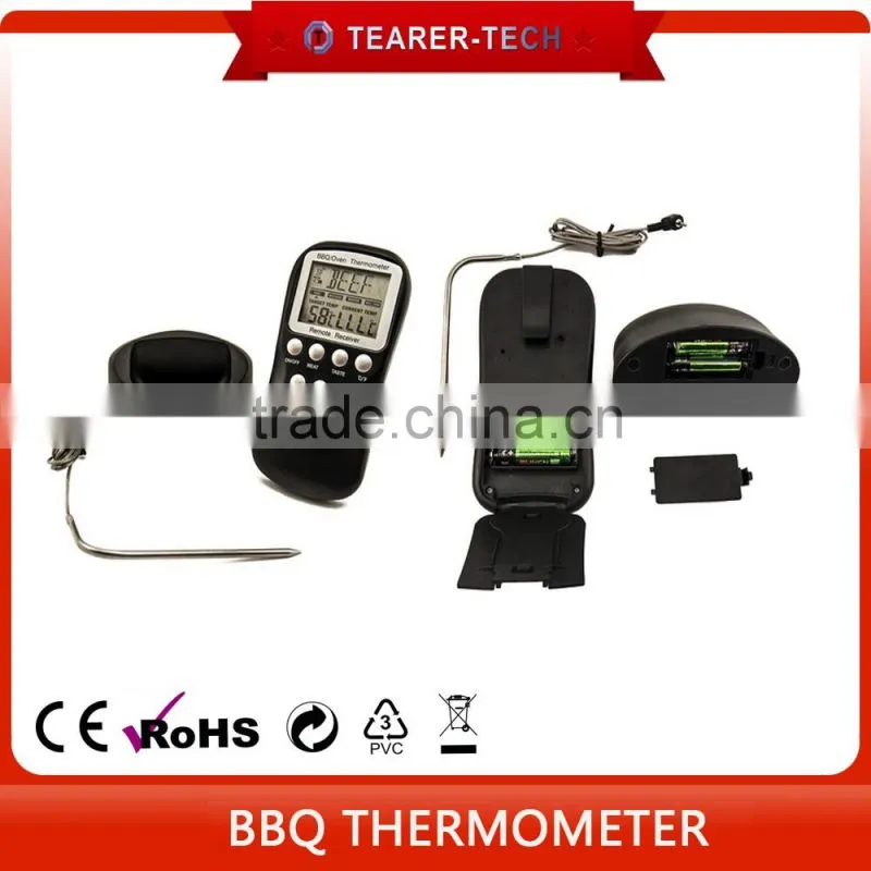 Wireless Remote BBQ/ rice/ food/ Meat Thermometer for temperature measuring TL-62 with lowest price