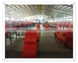 PP and PE mixed knitted plastic mesh bags with drawstring