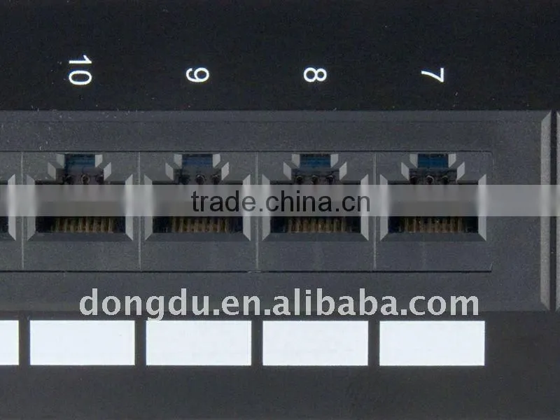CAT6 12 port Wall Mounted patch panel,10''