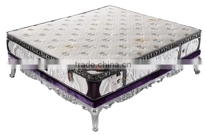 China latest design anti bedsore royal coil mattress memory foam pocket spring mattress