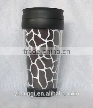 Double wall plastic cup bottle plastic