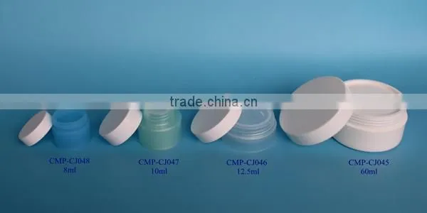 Plastic PE PET cosmetic jars