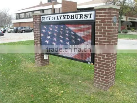 Italy---Outdoor P16mm programmable led message display panel board sign
