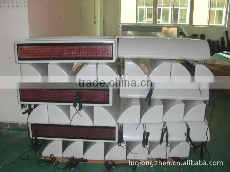 BUS /taxi/car indoor outdoor sign .led taxi signs display/led taxi top sign