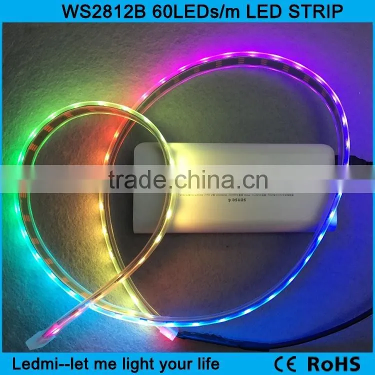 Individually addressable rgb full color digital rgb ws2812b led strip