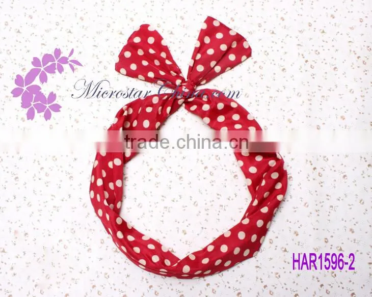 IN STOCK Girls Stretch Knot Rabbit Bow Headband Hairband Strip Headwear Wholesale