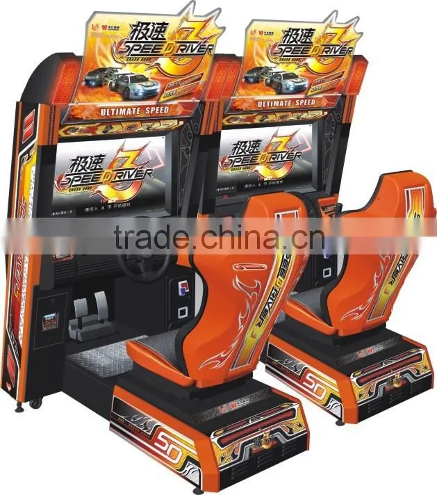 The exciting initial D ver.5 Coin operated arcade game machine 32 inch for hot sale