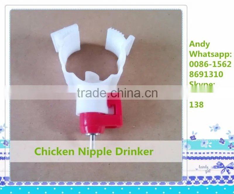 chicken duck automatic feeder double water nipple drinkers