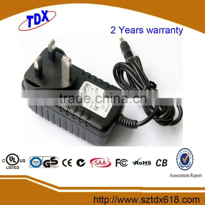 Wall Mounting Power Supply 18v 1a AC DC Adapter with UK Plug CE ROHS GS Approval