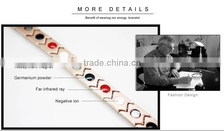 Fate Love Health Care Magnetic Energy Bracelet Tungsten Steel 7.48" Length Adjustable Tungsten Bangle Bracelet