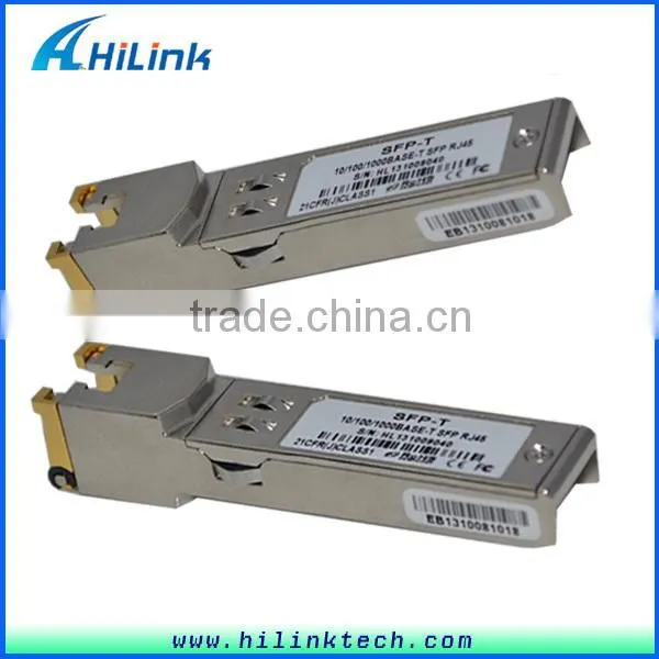 1000base-tx Copper SFP RJ45 fiber optic
