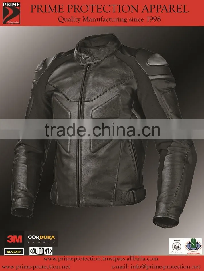 Genuine leather fine quality motorcycle jacket for women
