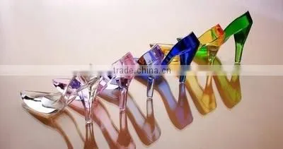 crystal shoes for wedding decorations Cinderella's shoe