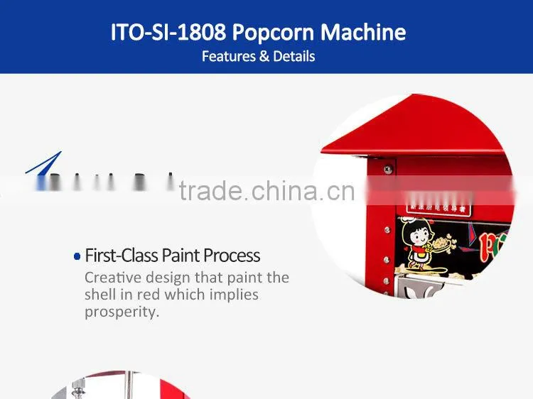 SI-1808 Hot Sale Table Counter Top Electric Commercial Popcorn Machine