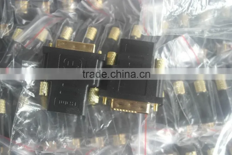 24k gold plated HDMIA female to DVI Male adapter