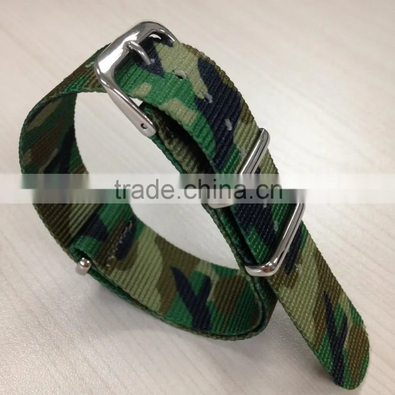 wholesale french flag nato nylon watch band with pvd hardware