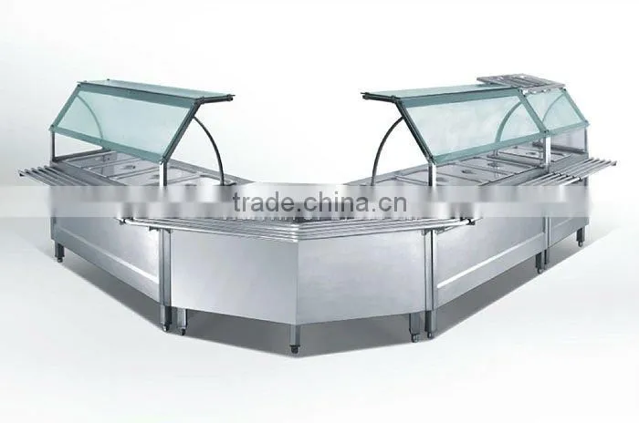 Hotel Equipment 4~6 Pan Buffet Bain Marie/Electric Soup Warmer