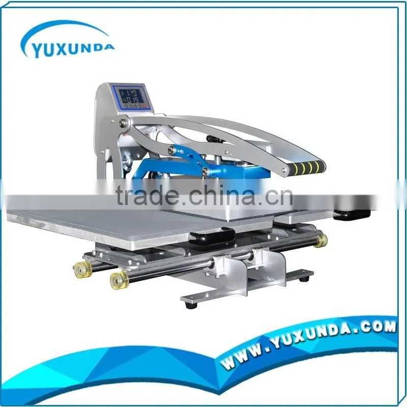 New arrival!!! Yuxunda manual double location plain heat press machine heat press machine t-shirt 16x20