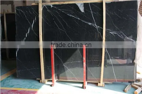 China best selling Nero Marquina slab