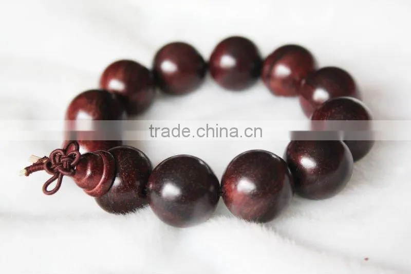 Artistic Red Sandalwood Beaded Bracelets 10mm