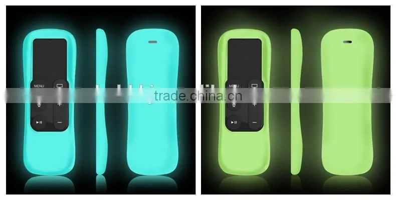 Factory PROMOTION no MOQ Transparent Dustproof Silicone TV controller Protective Cover for 4th Apple Siri Remote Case Skin