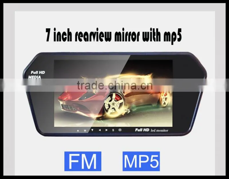 bluetooth mp5 car rearview mirror monitor