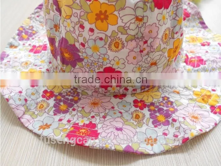 Wholesale outdoor fishing cap/bucket cap with strings