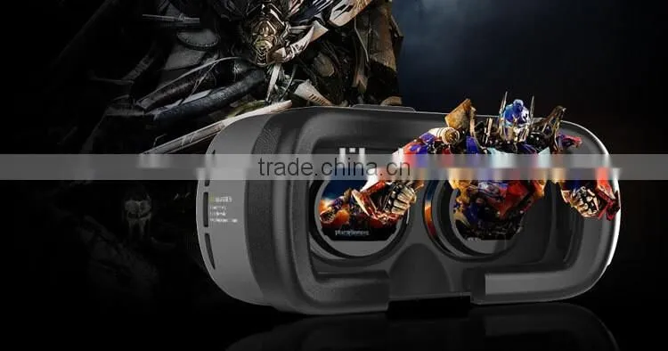 2016 top quality enchanced version vr glasses 3d vr headset 2nd generation for 4-6 inch smartphones