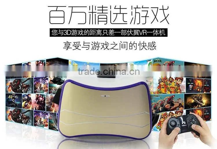 5inch 1280*780 Android 4.4 Quad core all in one VR 3D Glasses headset