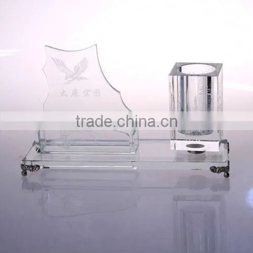 2016 high quality fancy crystal office set for business gift