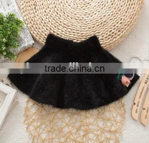 Fashion Hot Fur Expansion Skirt Dress Custom Top Quality Low Price New Girl Dress 2015