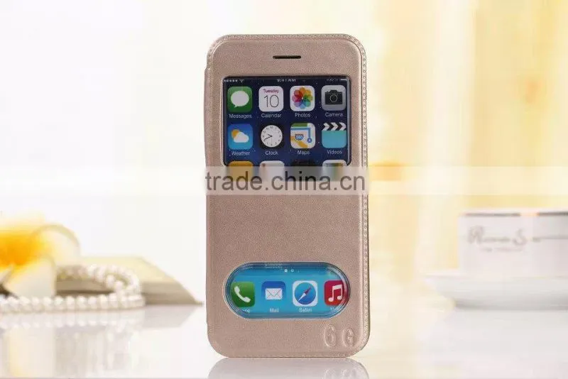 2015 new product mobile phone case for iPhone 6, for iPhone 6 smart case, leather phone case