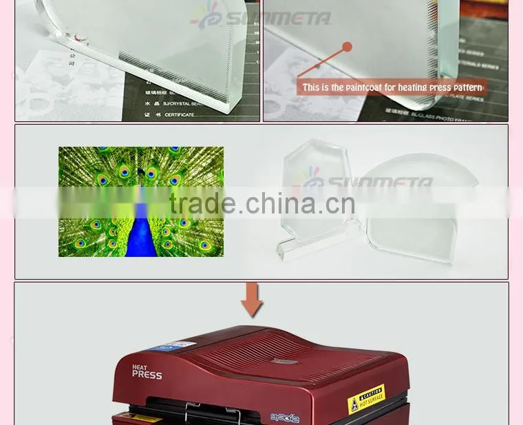 Sunmeta factory directly sunflower shape blank sublimation crystal,luxury crystal gift (BSJ03B)