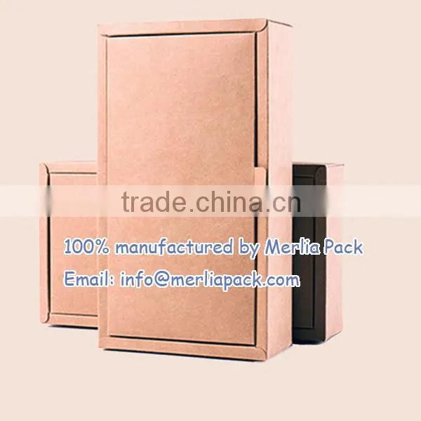 Recycled Kraft Cardboard Brown Boxes Herbal Tea Bags Spearmint Box