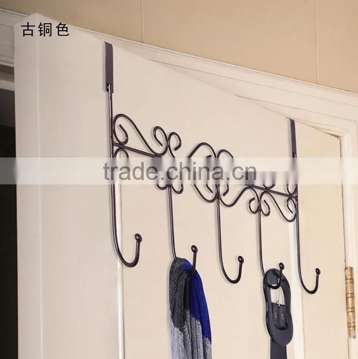 Stainless steel over the door hook