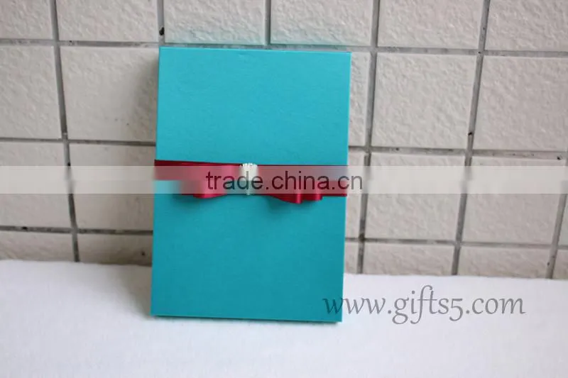 Decorative Blue Wedding Invitation Card box