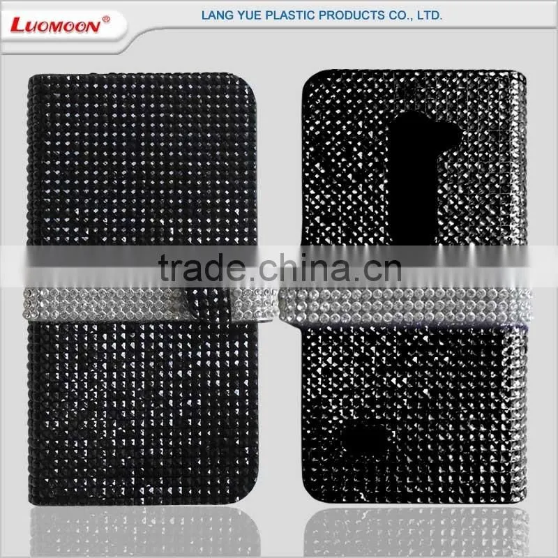 2016 trending products consumer electronics wallet full bling diamond phone case for lg k7 k8 optimus l90