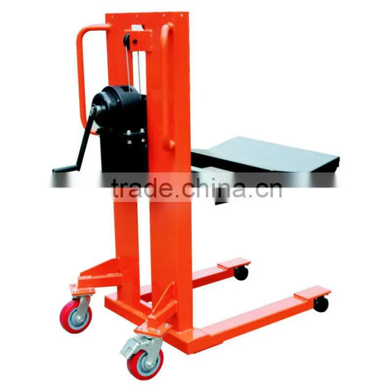 Roll Carrier Manual Winch Lifting Stacker