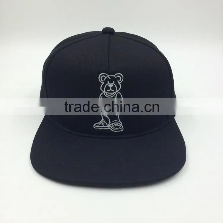 custom blank flat brim caps snapback/blank