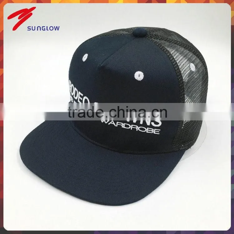 custom cotton twill mesh trucker hats for sale