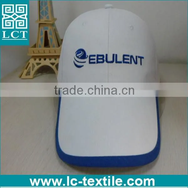 LCTN1869 custom white blue softtextile mini baseball cap