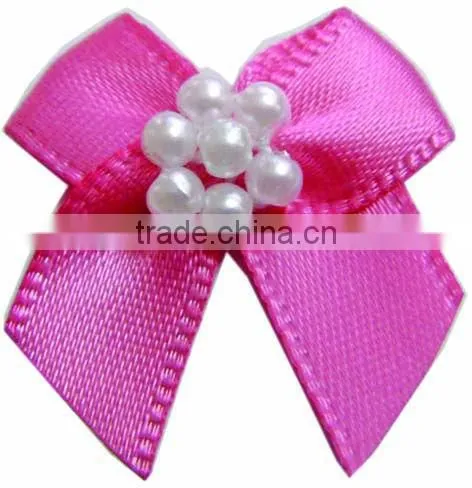 China factory supply Green grosgrain ribbon bows for perfume decor or formal dress
