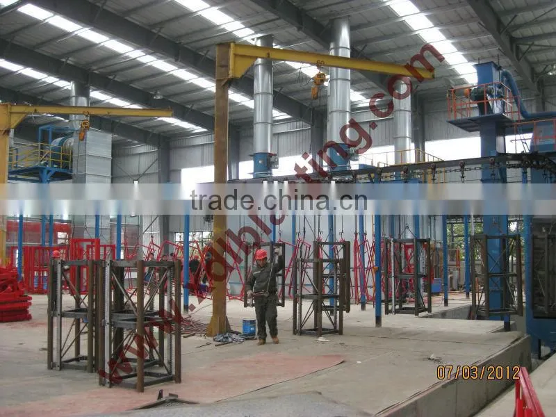 Shot Blasting and Painting Machine for Tower Crane